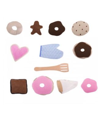 Salus Brands PopOhVer Pretend Play Plush Baking Donuts Pastries Food Playset | MainPlace Mall