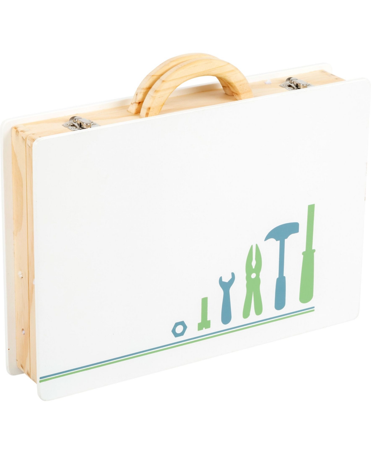 Legler Usa Small Foot Wooden Toys Premium Nordic Toolbox Playset In Multi