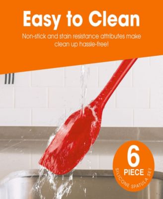 Silicone Spatula Set, 6 Piece