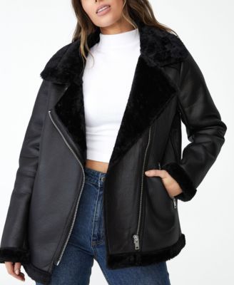 grey aviator jacket womens