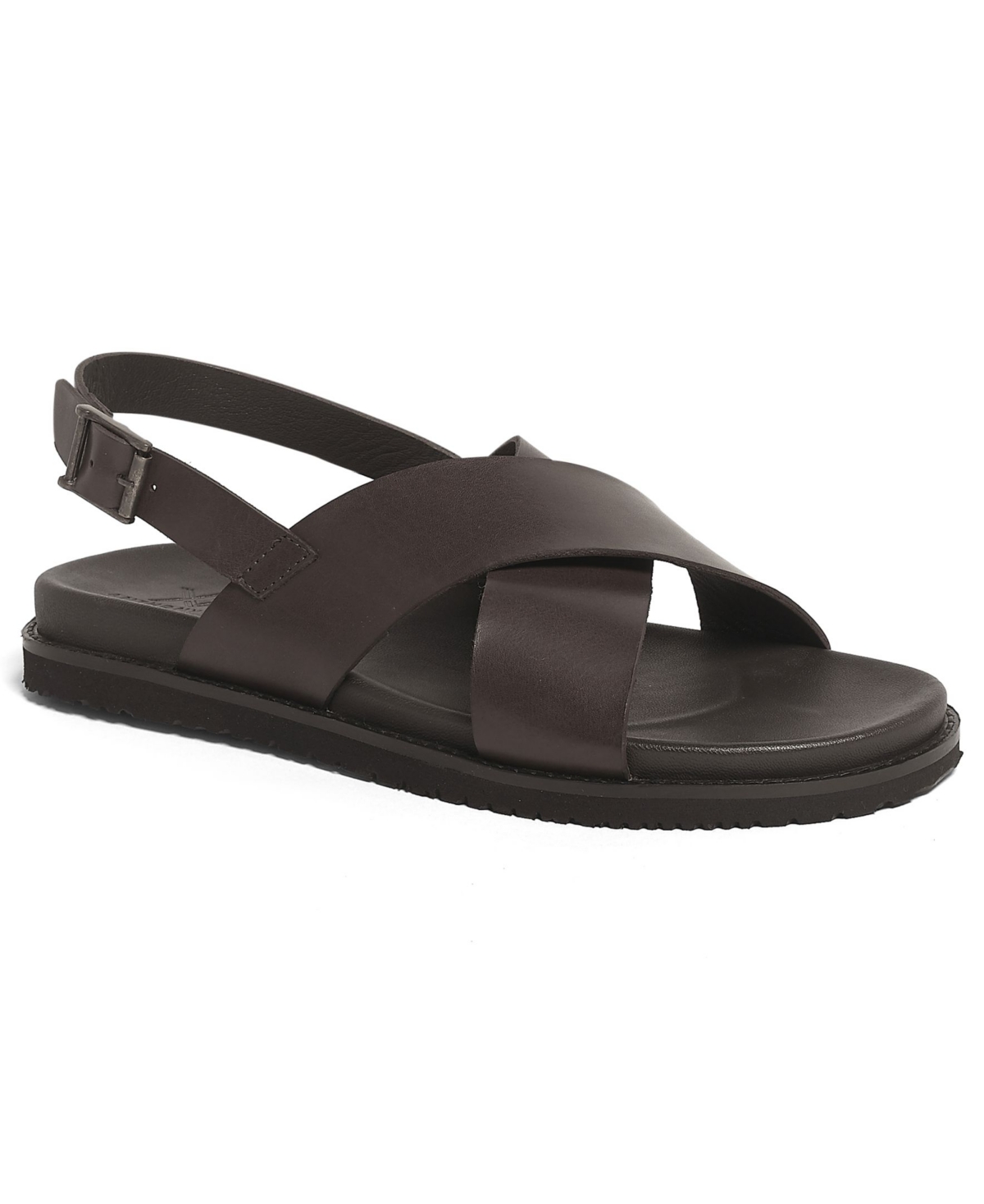 Men's Cancum Cross Strap Comfort Sandals - Brown