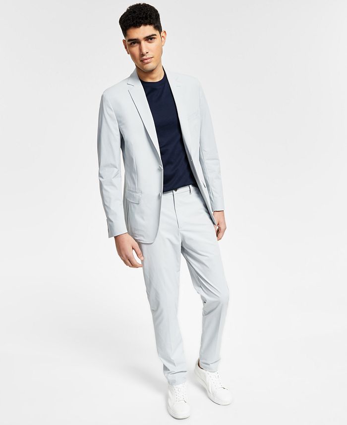 - Stretch Macy\'s Sport Coat Solid Men\'s Calvin Klein Slim-Fit