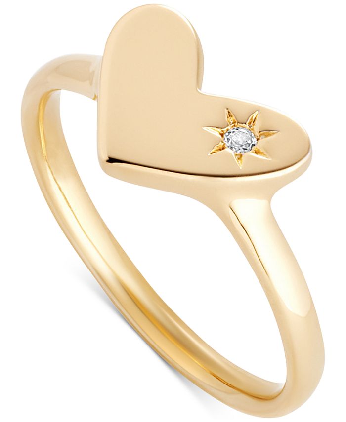 Kendra Scott GoldTone Ari Heart Ring Macy's