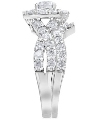 Diamond Bridal Set (2 ct. t.w.) in 14k White Gold