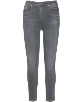 7 For All Mankind - High-Waist Ankle Skinny Jeans