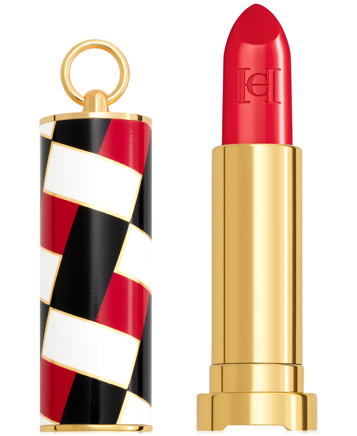 Carolina Herrera Fabulous Kiss Refillable Satin Lipstick Duo, Created For Macy's In - Carolina (vivid Red)