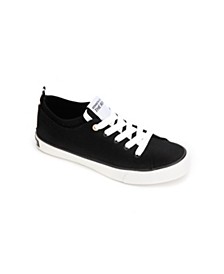 Womens's The Run Canvas Lace-Up Sneakers