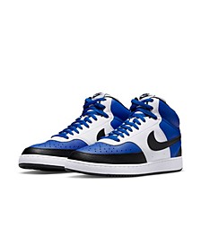 Men's Nike Court Vision Mid Casual Sneakers from Finish Line