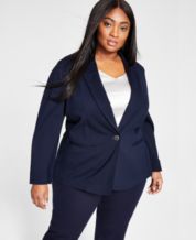 Macys womens plus outlet size suits