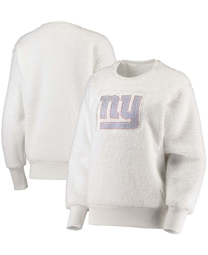 Touch Women's White New York Giants Milestone Tracker Pullover Sweatshirt -  Macy's