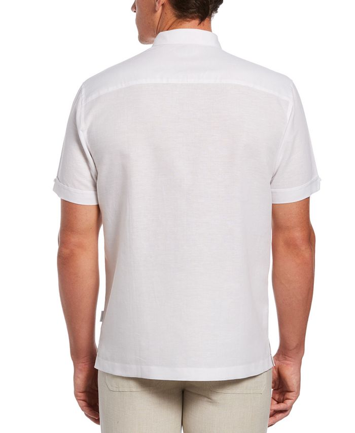 Cubavera Men's Geo Embroidered Shirt - Macy's