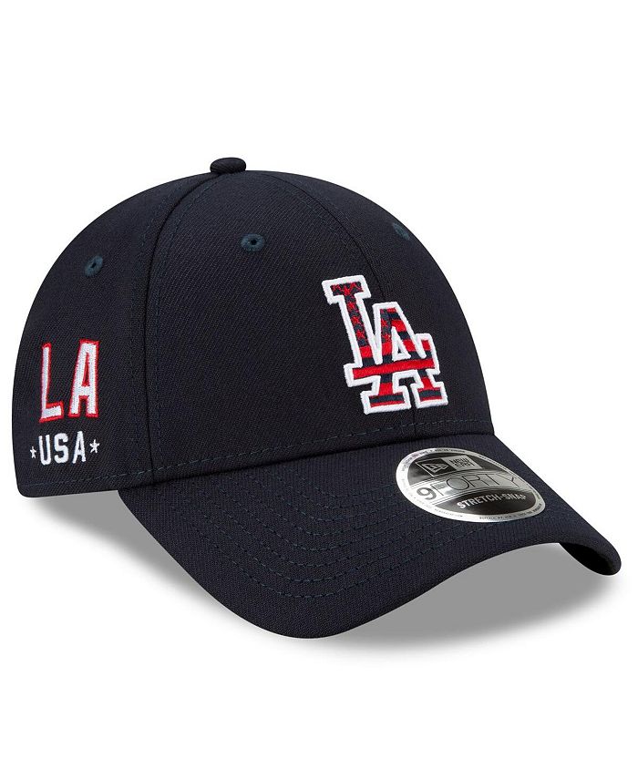 New Era Men's Navy Los Angeles Dodgers 4th of July 9FORTY Snapback