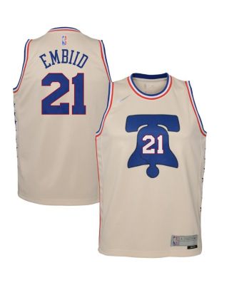 cream 76ers jersey