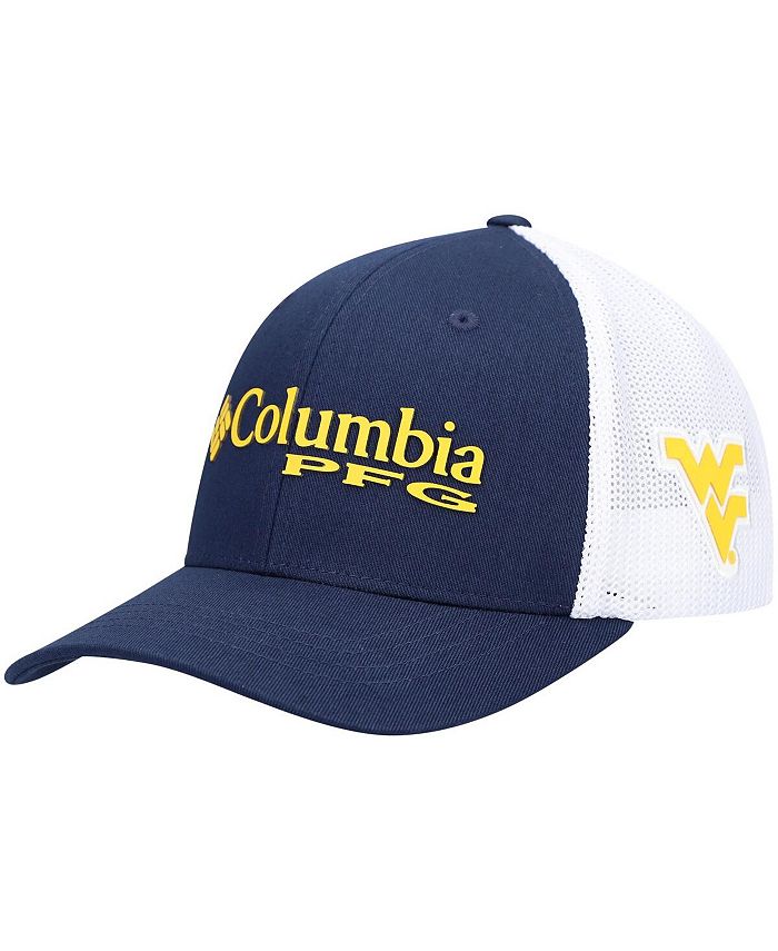 Men's Columbia White West Virginia Mountaineers Collegiate PFG