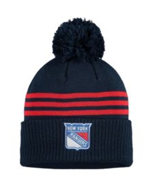 New York Rangers adidas Reverse Retro 2.0 Pom Cuffed Knit Hat - Blue