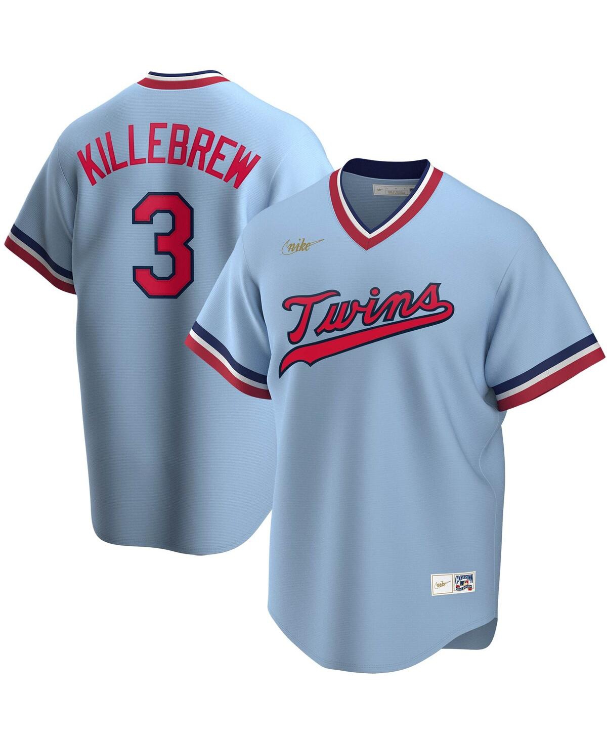 Men's Harmon KillebrewMinnesota Twins Road Cooperstown Collection Player Jersey - Light Blue