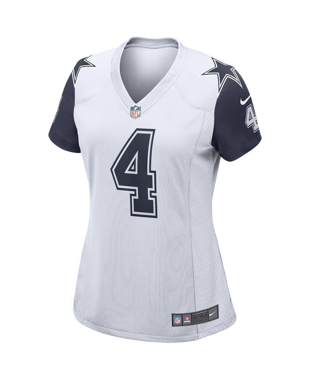 Women's Dak PrescottDallas Cowboys Alternate Game Jersey - White
