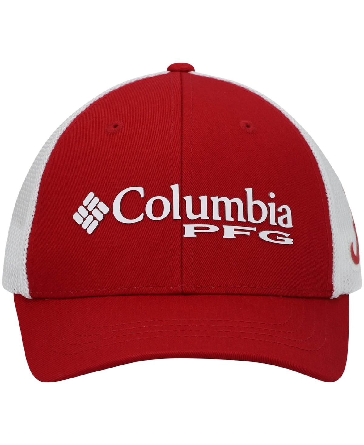 Shop Columbia Boys Crimson Alabama Crimson Tide Collegiate Pfg Flex Snapback Hat