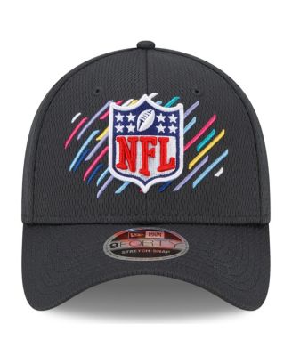 New Era Men's Charcoal 2021 NFL Crucial Catch 9FORTY Adjustable Hat ...