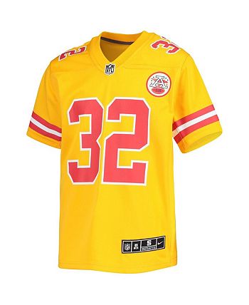 Youth Nike Travis Kelce Gold Kansas City Chiefs Inverted Team Game Jersey Size: Extra Large