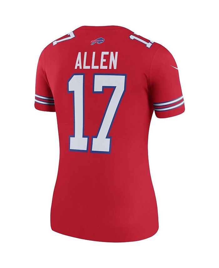 Nike Women's Josh Allen Red Buffalo Bills Color Rush Legend Player