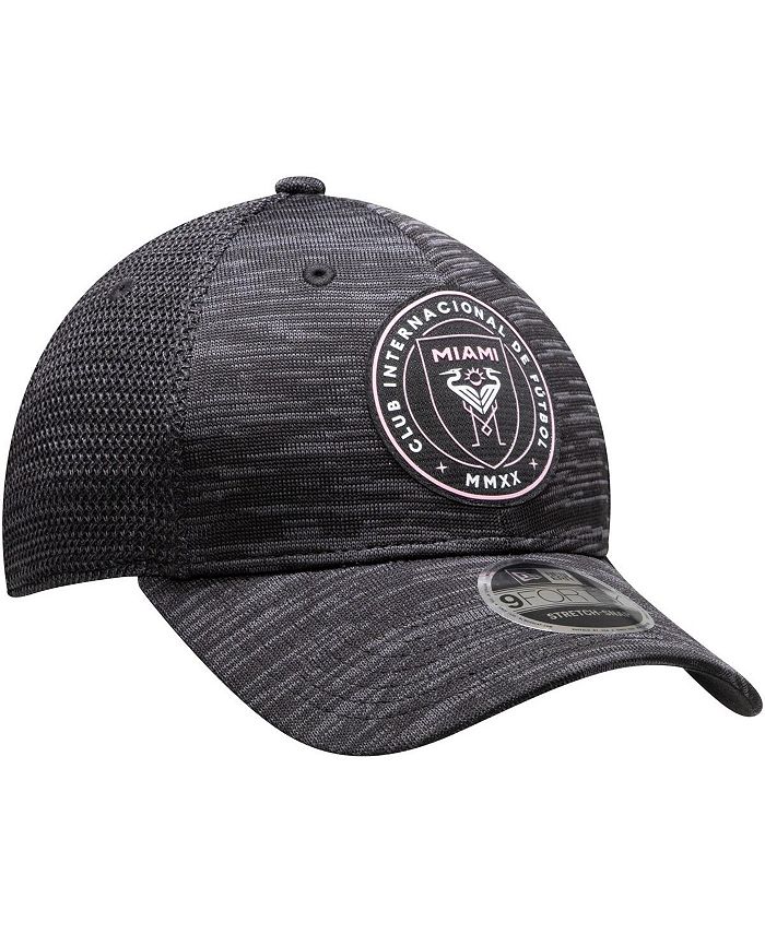 New Era Men's Black Inter Miami CF On-Field Collection 9FORTY Stretch ...