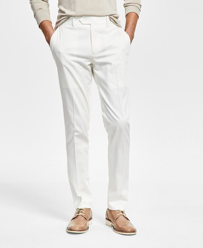 Bar III Men's SlimFit Cotton Stretch Solid Suit Separate Pants