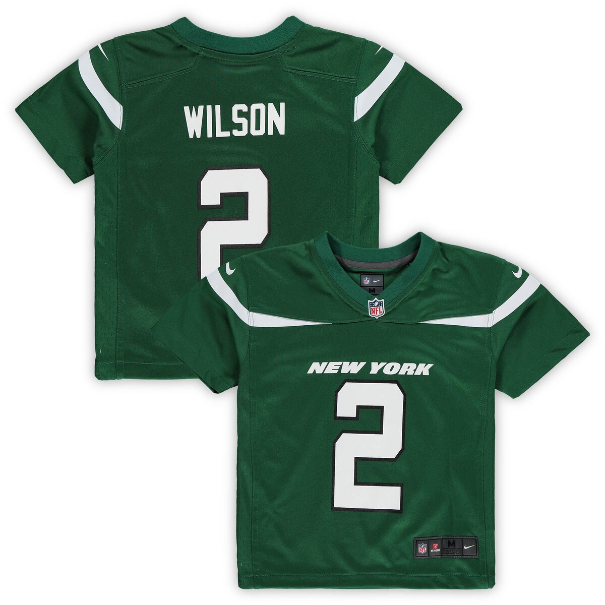 Nike Preschool Zach Wilson Gotham Green New York Jets Game Jersey