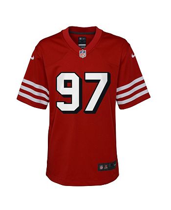 Men's San Francisco 49ers Nick Bosa Nike Scarlet Player Game Jersey