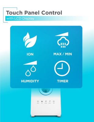 BLACK+DECKER 1.45 Gallon Cool Mist Ultrasonic Console Humidifier