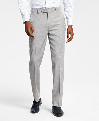 Alfani Men's Slim-Fit Solid Knit Suit Pants, Created for Macy's - Macy's