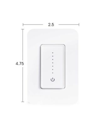 Smart Lighting Touch or Slide Dimmer Switch - Wi-Fi Remote App Control