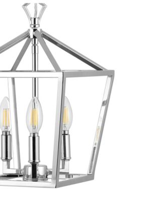 Ojai 3-Light Classic Modern Lantern LED Pendant