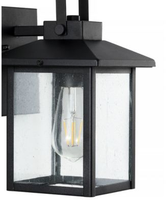 Bungalow 1-Light Rustic Traditional Lantern LED Outdoor Lantern, Set of 2