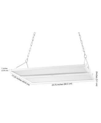 220-Watt Integrated LED Motion Sensor Shop Light with 28600 Lumens 5000K