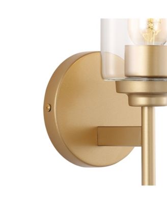 Juno 1-Light Farmhouse Industrial Iron Cylinder LED Sconce