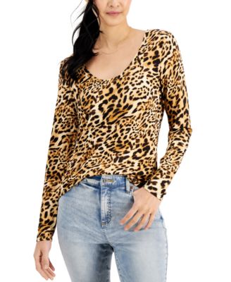 INC International Concepts - Animal-Print Top