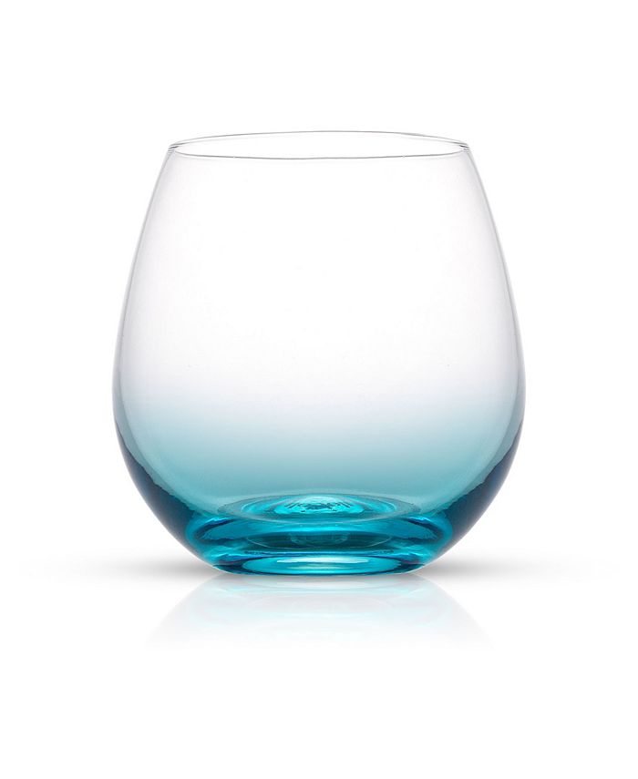 JoyJolt Hue Stemless Wine Glasses, Set of 6 Macy's