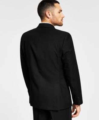 Men's Classic-Fit Stretch Black Tuxedo Separates, Created for Macy's  