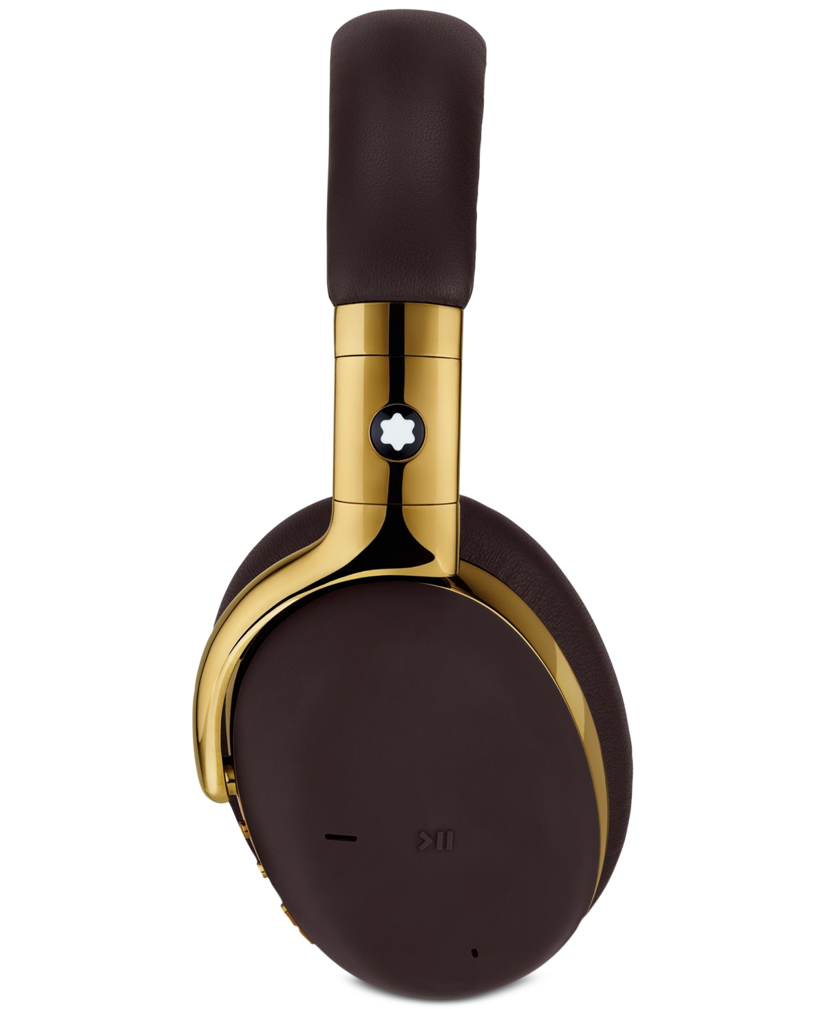 Shop Montblanc Mb 01 Over-ear Headphones In Brown