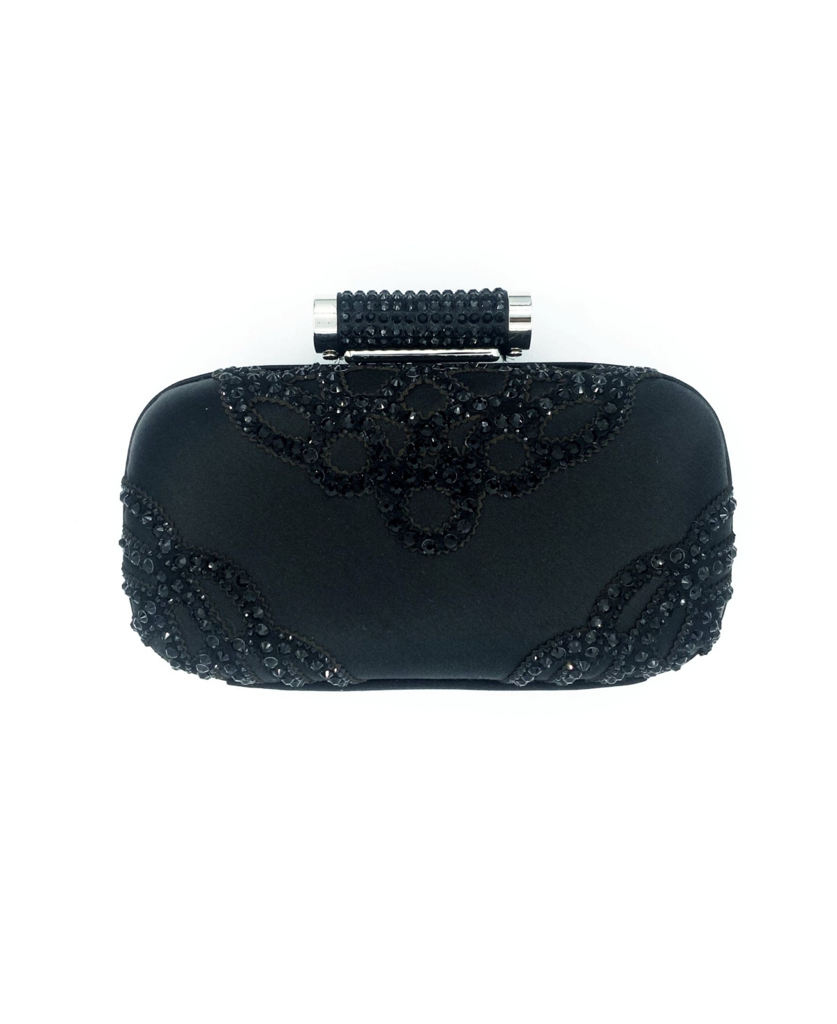 Women's Evening Clap Clutch Handbag - Black