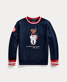 Big Boys Team USA Polo Bear Sweatshirt