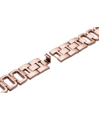 Tiara Rose Gold Plated Stainless Steel Alloy and Rhinestone Band for Apple Watch, 38mm-40mm