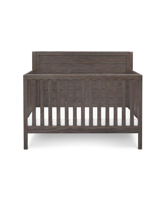 Delta Children Cambridge 3pc Bedroom Set in Rustic Grey (Crib, Dresser