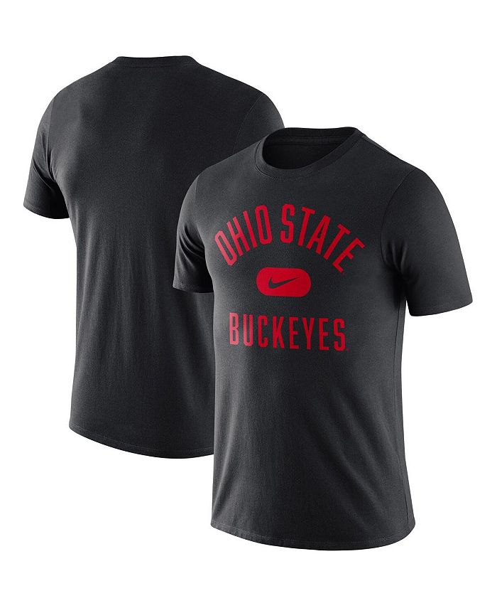 Nike Men's Black Ohio State Buckeyes Team Arch T-shirt - Macy's