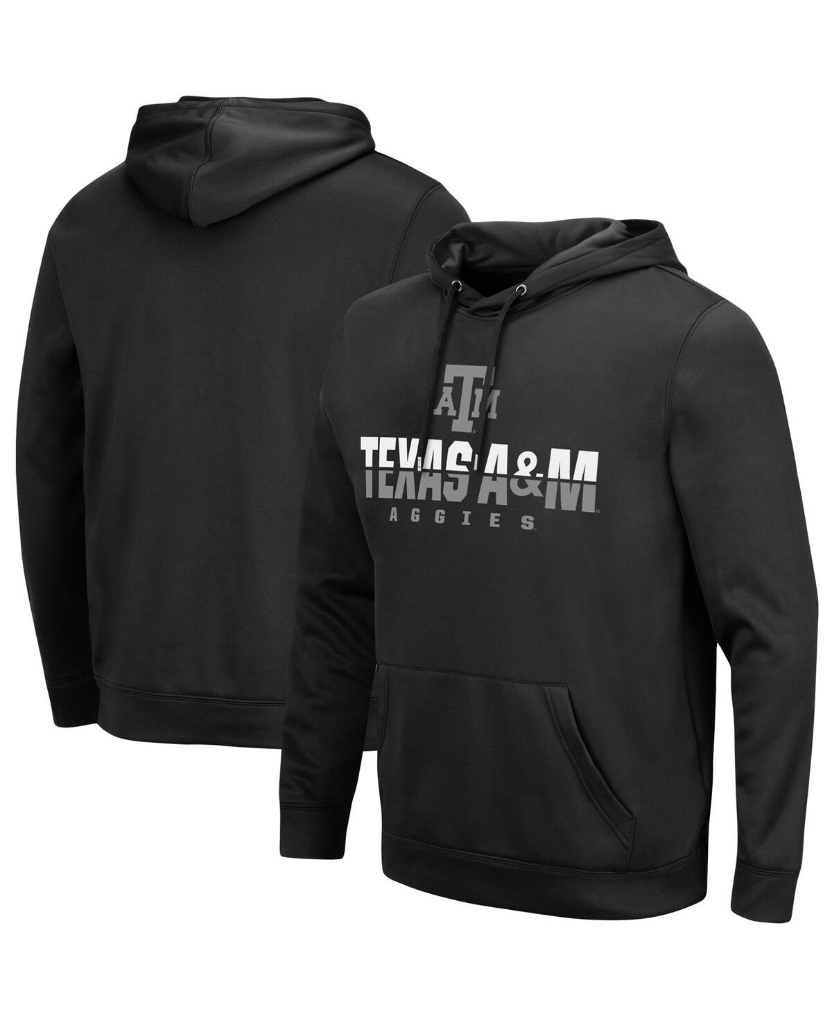 Colosseum Men's Black Texas A M Aggies Lantern Pullover Hoodie