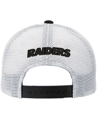 Big Boys Black Las Vegas Raiders Core Lockup Snapback Hat