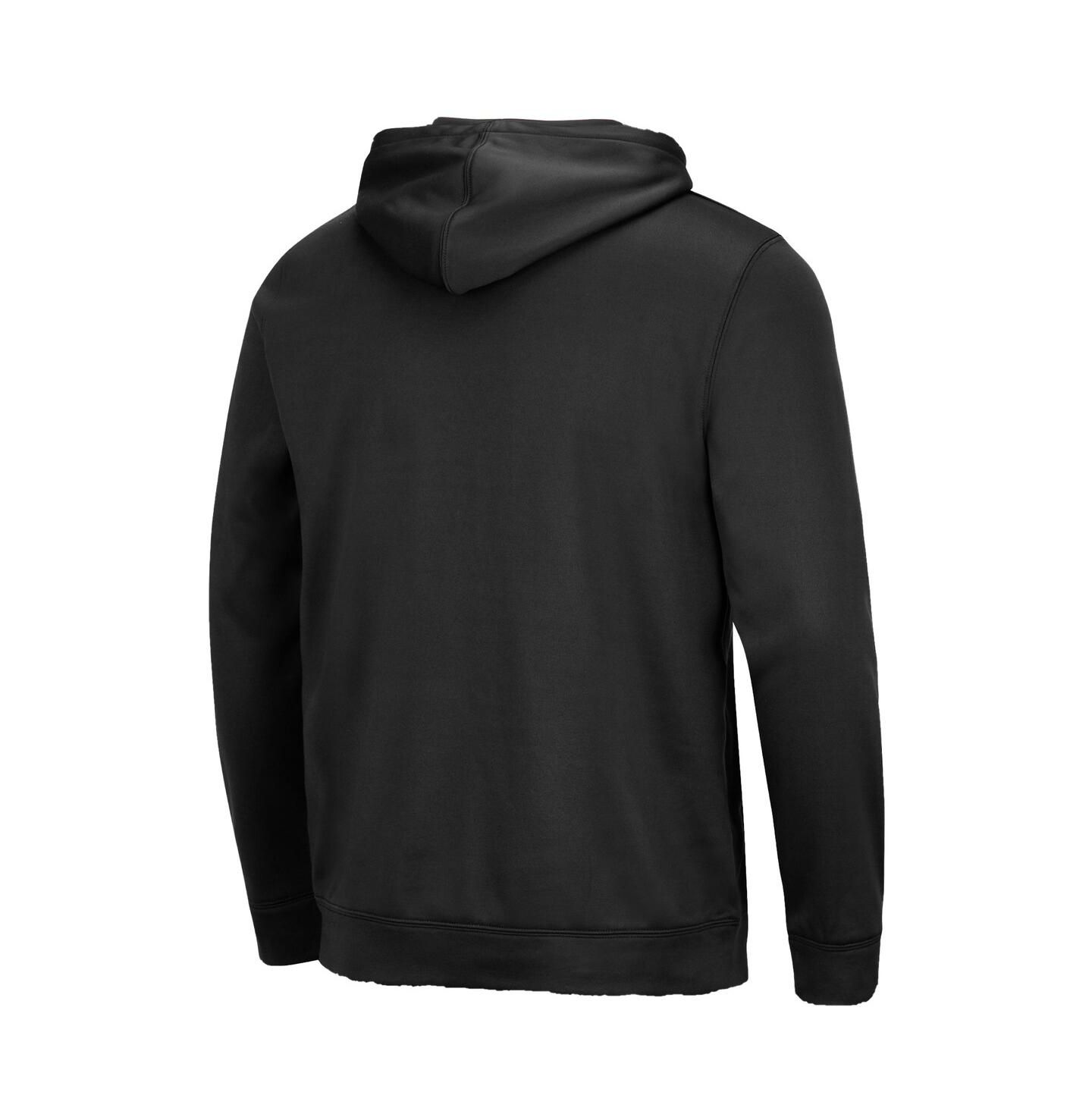 Мужское худи Colosseum Black West Virginia Mountaineers Blackout 3.0 Pullover — фото 4