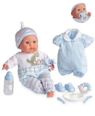 Berenguer Boutique 15" Soft Body Baby Doll Blue Outfit