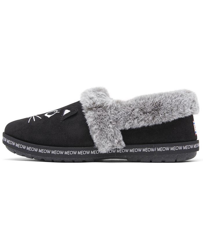 Skechers Women's BOBS for Cats Too Cozy Meow Pajamas Slipper Shoes from